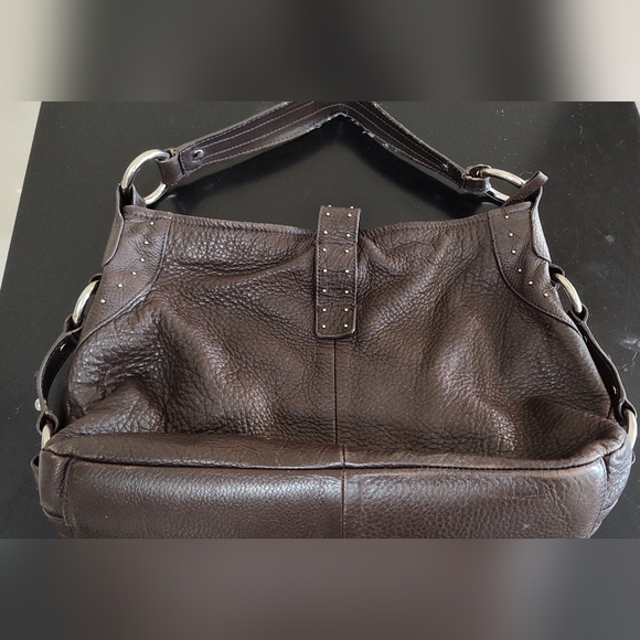Franco Sarto brown leather shoulder, under arm bag - Picture 8 of 12
